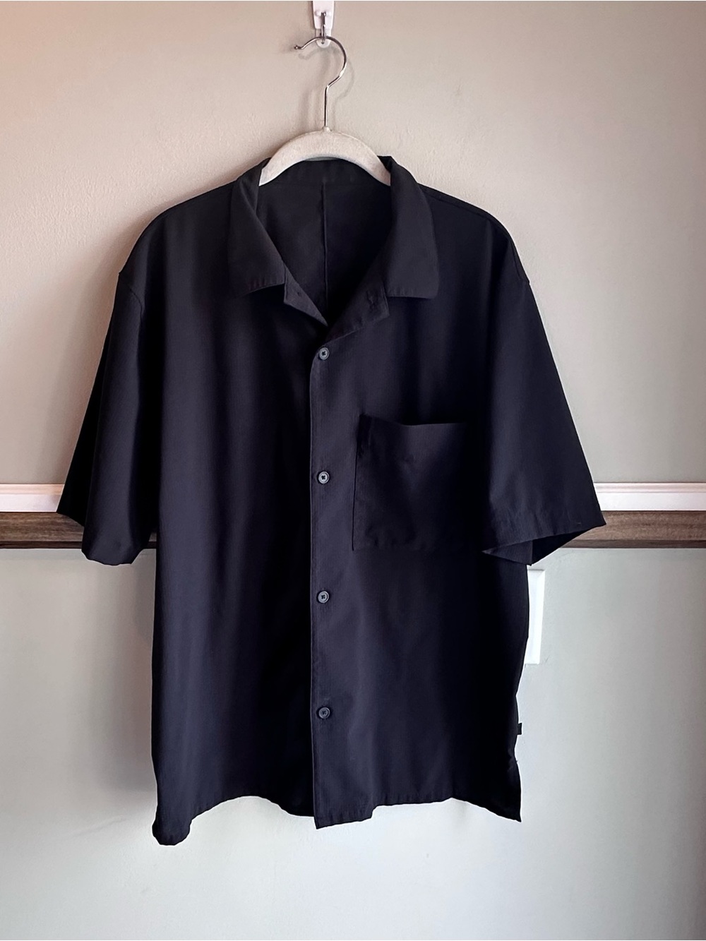 Lululemon Airing Easy Camp Collar Shirt Black